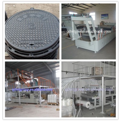 smc machine,sheet moulding componud machine 500mm,manhole cover smc machine